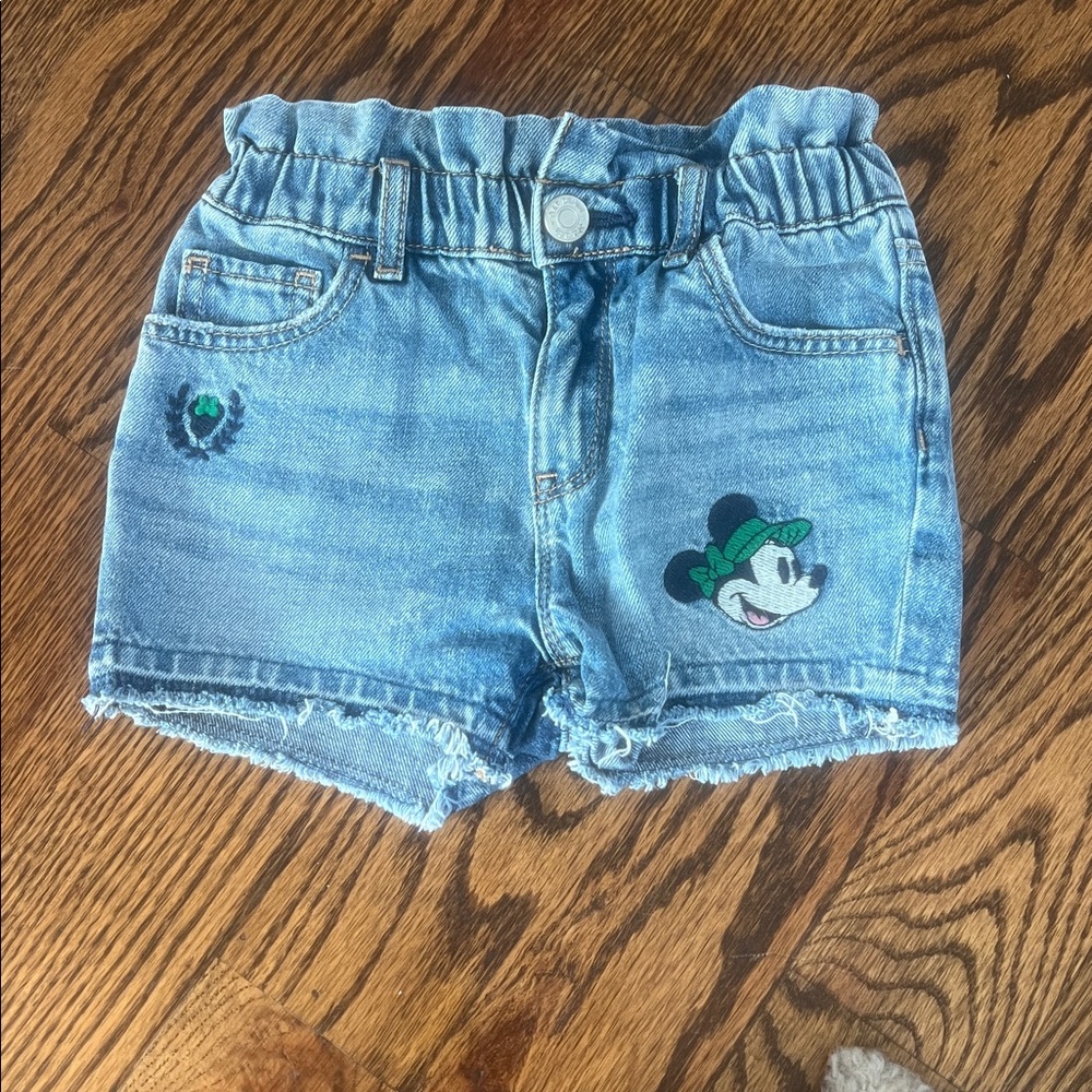 Baby gap Mickey Mouse Denim Shorts | size 4